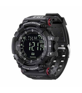 Montre Connectée Homme Livywatch Noir – Boîtier Métal 41 Mm, Bracelet Silicone Compatible Android
