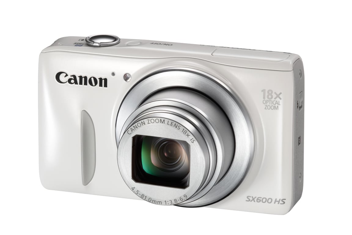 Canon Powershot Sx600 Hs 1/2.3 Appareil-Photo Compact 16 Mp Cmos 4608 X 3456 Pixels Blanc - Bon État