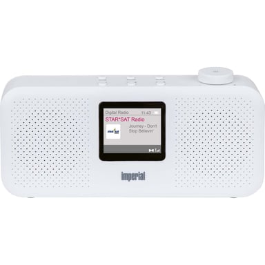 Radio stereo DAB+/FM con sveglia e display oscurabile DABMAN 16