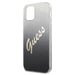 Custodia Guess per iPhone 12 Pro Max 6,7'' nero Glitter Gradient Script