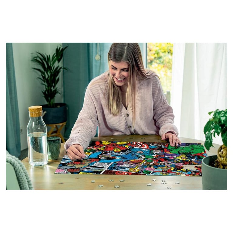 Puzzle 1000 pièces Challenge Puzzle : Marvel Ravensburger France - vue 4