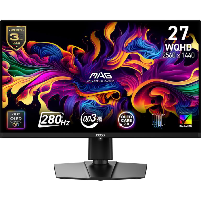 MSI MAG 271QP QD OLED X28 - vue 2