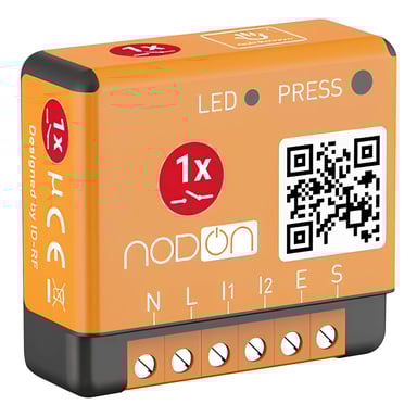 NODON Módulo empotrable EnOcean Compatible de 2,3 kW Naranja