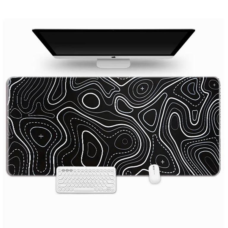 Grand tapis de – Tapis de bureau avec motif topographique Neuf - vue 2