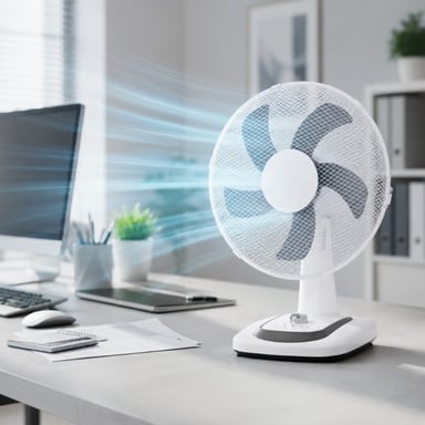 Ventilateur De Table 40 Cm – 50w Avec Minuteur