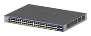 NETGEAR GS752TXP Géré L2/L3/L4 10G Ethernet (100/1000/10000) Connexion Ethernet, supportant l'alimentation via ce port (PoE) Noir