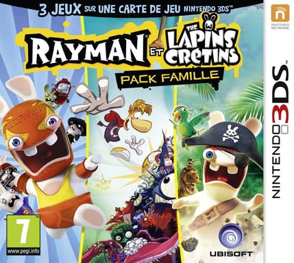 Rayman et les Lapins Crétins Family Pack - 3DS