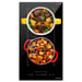 Domino induction encastrable - OCEATI2Z2BF - 2 foyers avec zone flexible- 3600 W - Noir