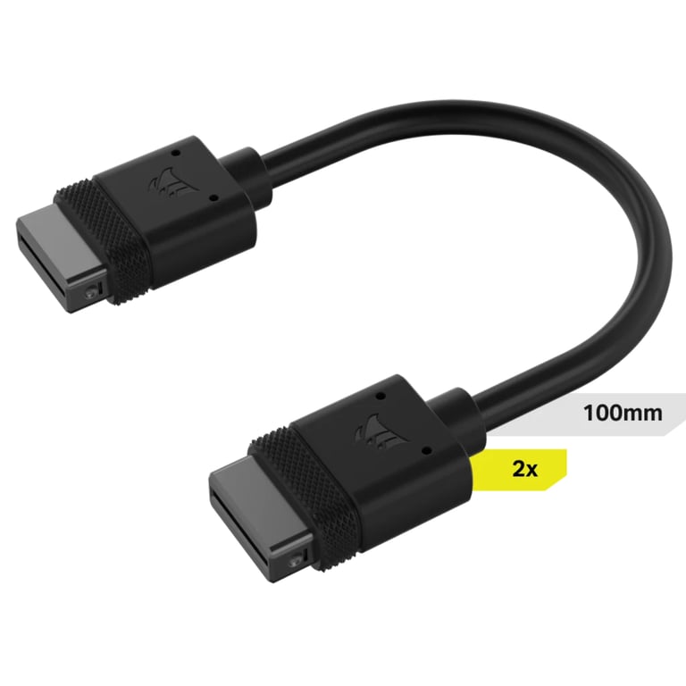 Corsair iCue Link Cable 100mm x 2 - vue 4
