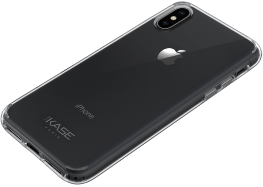 Carcasa híbrida invisible para Apple iPhone X/XS, Transparente