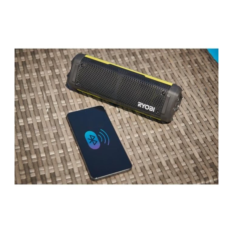 Enceinte Bluetooth RYOBI 4V IP67 Câble USB C 1 batterie 4V 20 Ah USB Lithium - vue 3