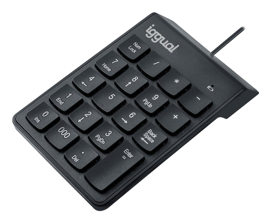 iggual CK NUM 19T clavier numérique PC portablede bureau USB Neuf