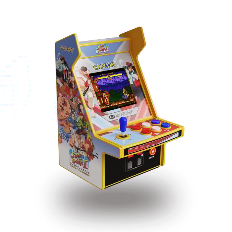Console Micro Player PRO Super Street Fighter II Jeu rétrogaming Ecran 7cm Haute Résolution - vue 4