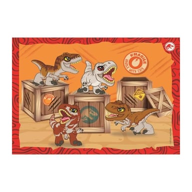 Clementoni SUPERCOLOR 4 IN 1-JURASSIC WORLD PROGRESSIFS (12 16 20 2 pour garçon - vue 5