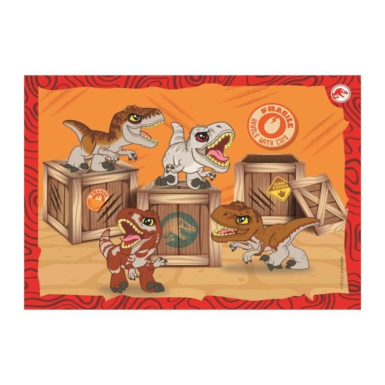 Clementoni 4w1 Super Kolor Jurrasic World [Puzzle] - vue 5