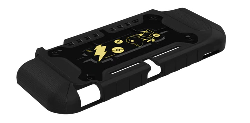 Hori Hybrid System Armor Custodia robusta Nvidia in policarbonato, poliuretano termoplastico (TPU) Nero, Oro