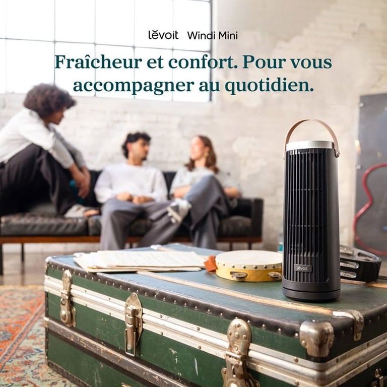 Ventilateur Colonne Levoit Windi Mini 5 Vitesses DC Silencieux Télécommande Minuterie - vue 4