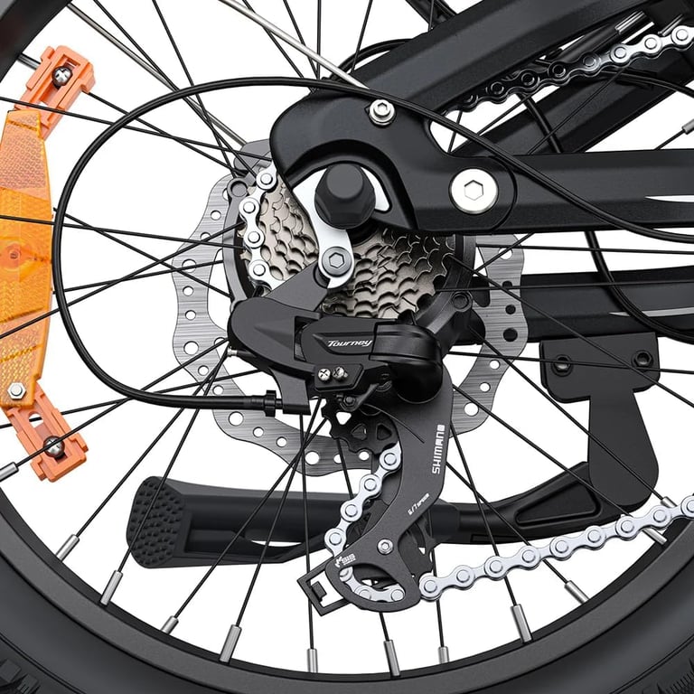 Vélo électrique compact tout suspendu ENGWE L20 3.0 Boost 20 pouces à gros pneus 75 Nm Boost Power avec batterie 48 V 13 5 Ah Neuf - vue 3