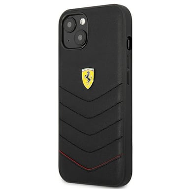 Custodia Ferrari per iPhone 13 mini 5,4'' Nero Off Track Trapuntato
