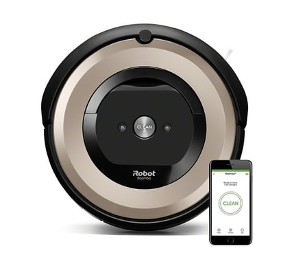 iRobot Roomba e6 aspiradora robotizada Sin bolsa Beige, Negro