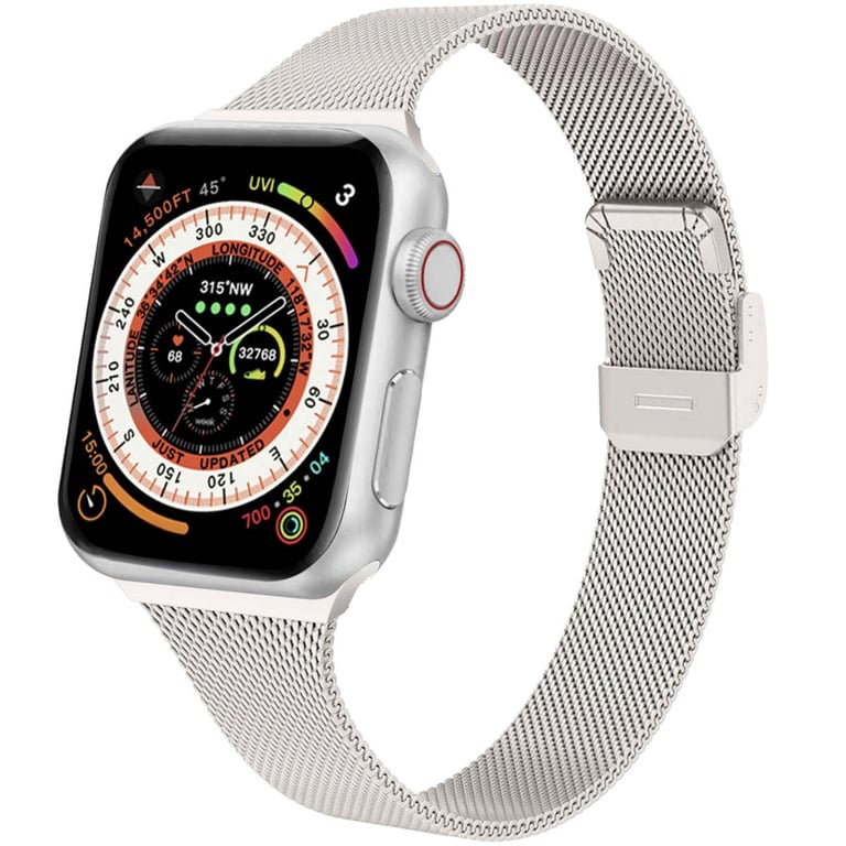 imoshion Bracelet pliant Milanese pour Apple Watch Series 1 á 9 / SE 384041 mm | Series 10 42 mm Neuf