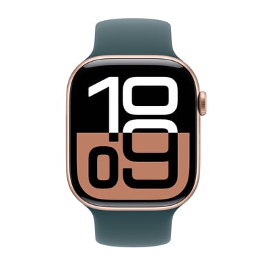 Bracelet Sport pour Apple Watch Series 1 - 9 / SE (38/40/41 mm) | Series 10 / 11 (42 mm) - Taille S/M - Lake Green