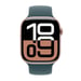 Bracelet Sport pour Apple Watch Series 1 - 9 / SE (38/40/41 mm) | Series 10 / 11 (42 mm) - Taille S/M - Lake Green