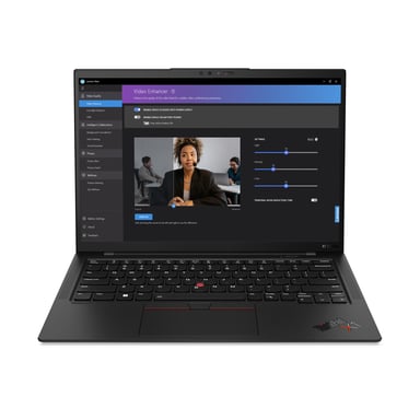 Lenovo ThinkPad X1 Carbon Gen 11 Intel® Core™ i7 i7-1355U Ordinateur portable 35,6 cm (14'') WUXGA 32 Go LPDDR5-SDRAM 1 To SSD Wi-Fi 6E (802.11ax) Windows 11 Pro Allemand Noir