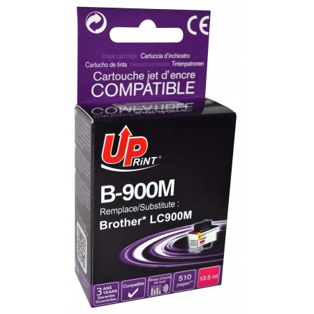 Cartouche encre UPrint compatible BROTHER LC900M magenta - Neuf