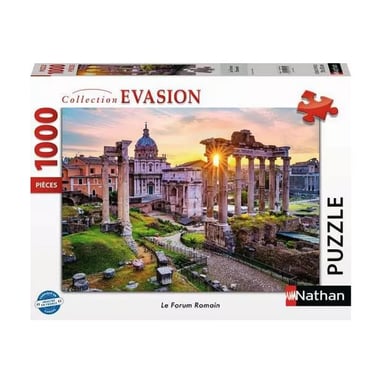 Puzzle Nathan 1000 piezas - Foro Romano con Imágenes Emotivas