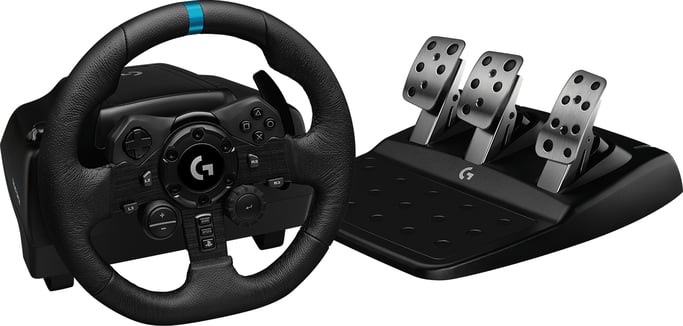 Logitech G G923 Noir USB 2.0 Volant + pédales Analogique/Numérique PC, PlayStation 4, PlayStation 5