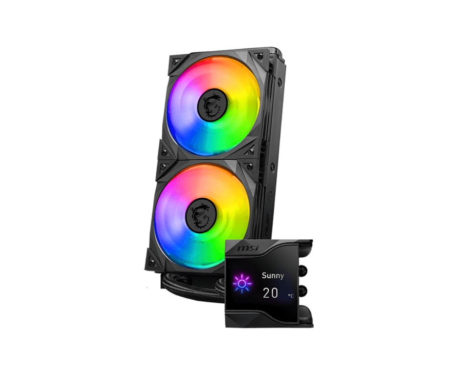 MSI MPG Coreliquid D240 Processeur Kit de refroidissement du liquide 12 cm Noir 1 pièce(s) - Neuf