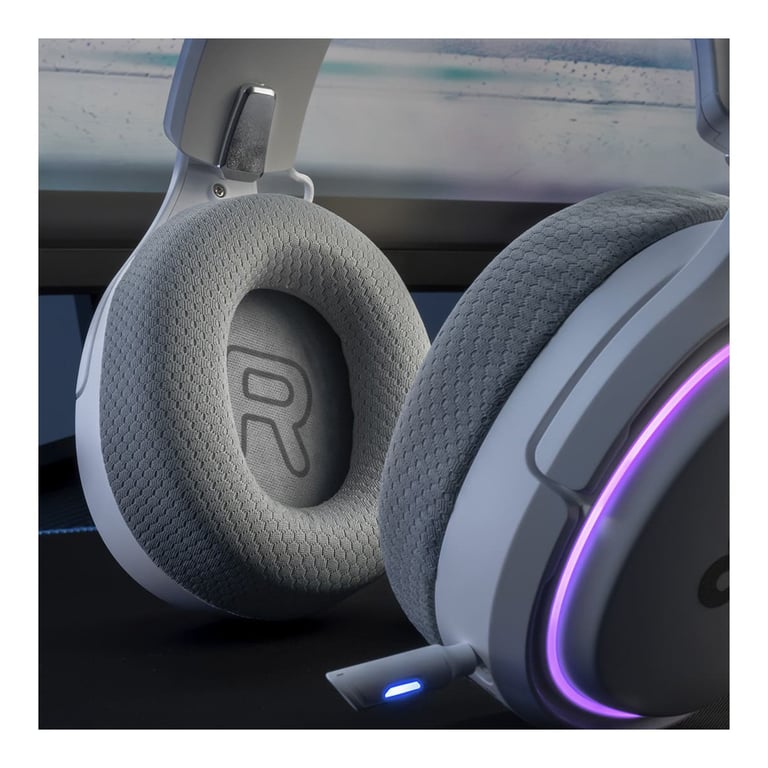 Casque Gaming Sans Fil Newskill Aton V2 RGB Bluetooth 5.0 Neuf - vue 3