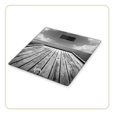 Báscula electrónica Ponton - marrón