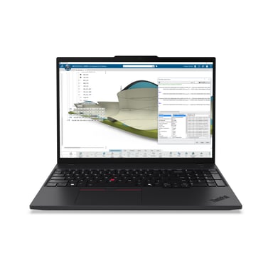 Lenovo ThinkPad P16s Gen 4 (AMD) Copilot+ PC AMD Ryzen AI 9 HX PRO 370 Estación de trabajo móvil 40,6 cm (16'') WUXGA 64 GB DDR5-SDRAM 1 TB SSD Wi-Fi 7 (802.11be) Windows 11 Pro Alemán Negro