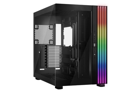 Light Base 900 DX RGB - Boitier Grand Tour avec panneaux vitrés, Noir