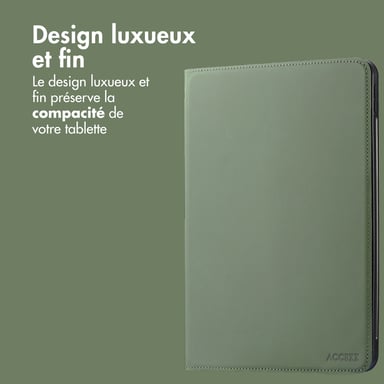 Accezz Coque tablette Classic pour Samsung Galaxy Tab S11 Ultra - Vert