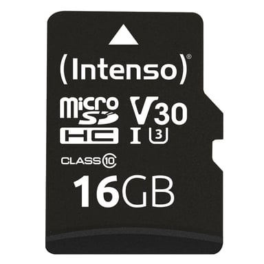 Memoria flash Intenso 3433470 16 GB MicroSDHC UHS-I Classe 10