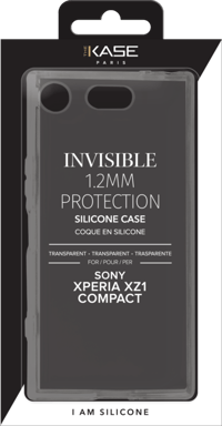 Custodia sottile e invisibile per Sony Xperia XZ1 Compact 1,2 mm, trasparente