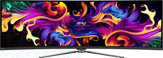 MSI MPG 491CQPX QD-OLED écran plat de PC 124,5 cm (49'') 5120 x 1440 pixels Dual QHD Noir