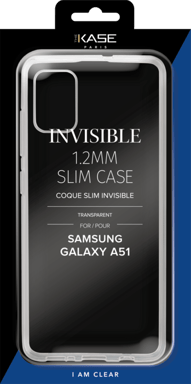 Coque Slim Invisible pour Samsung Galaxy A51 1.2mm, Transparente