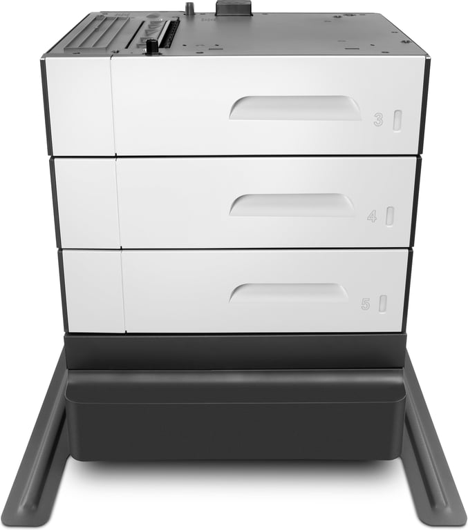 HP Paper Feeder and Stand Bac dalimentation 500 feuilles dans 3 bac pour PageWide Enterprise Color MFP 586 PageWide Managed…
