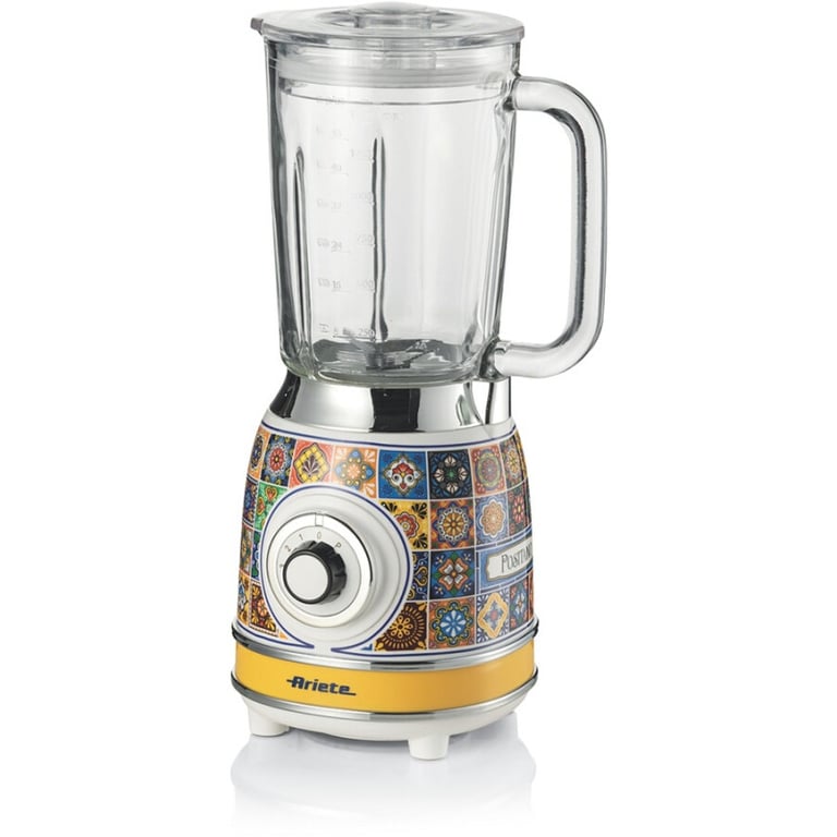 Blender Ariete Vintage Bol en Verre Positano 583POS Jaune 1000W 1,5L - Neuf