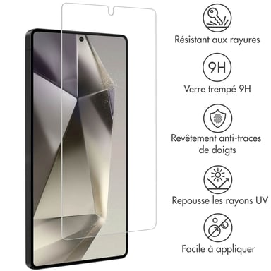Accezz Protection d'écran en verre trempé 2-pack pour Samsung Galaxy S25 Ultra
