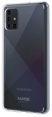 Carcasa híbrida invisible para Samsung Galaxy A71, Transparente