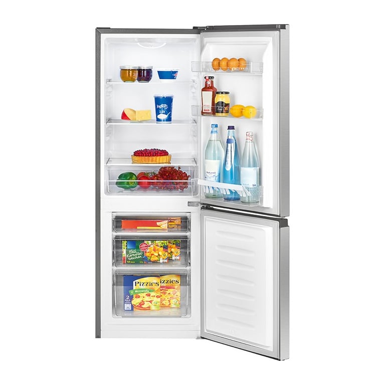 Bomann Réfrigérateur et congélateur 175L inox KG 320.2 inox Gris - vue 3