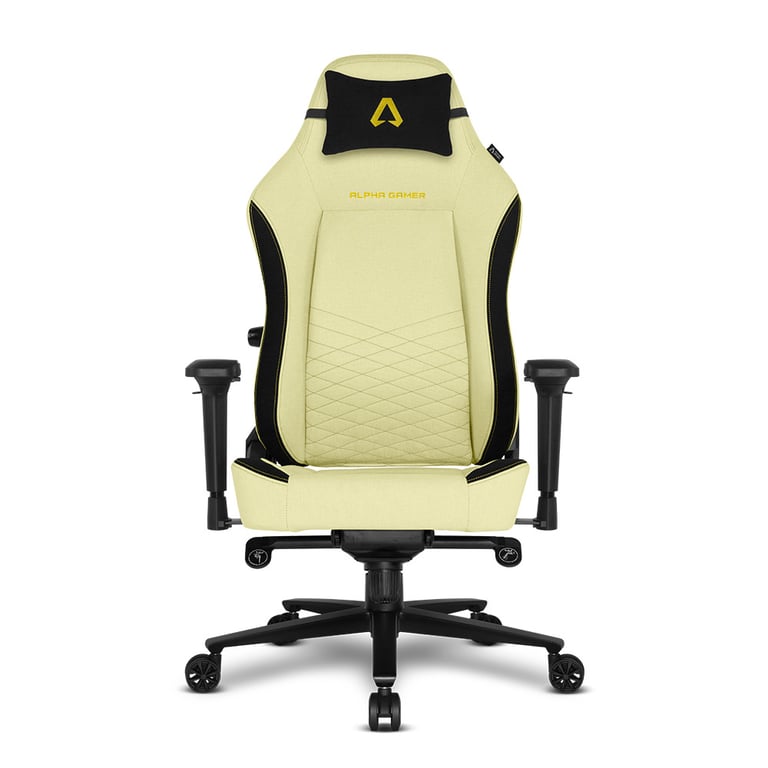 Alpha Gamer ALEGRA Siège de jeu universel Siège rembourré Jaune - vue 2