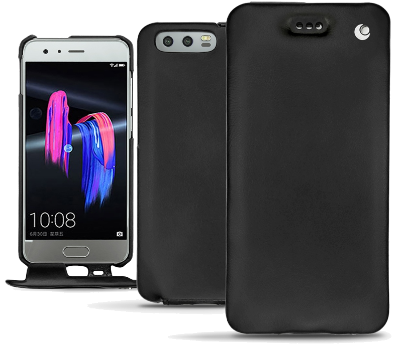Housse cuir Huawei Honor 9 - Rabat verticalNoir