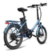 Vélo électrique FAFREES F20 Lasting - Moteur 250W Batterie 36V18.2Ah Assisted Autonomie 120KM Frein à Disque Mécanique - Bleu Vert