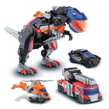Vtech Jouet assemblable SWITCH & GO COMBO - TRIO, le méga T-Rex SOS (3 en 1) pour enfant de 4 ans et plus - Neuf pour garçon - vue 5